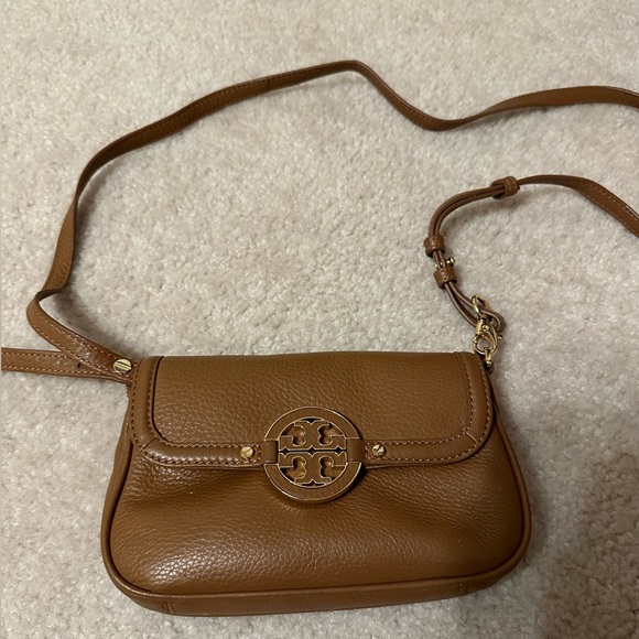 Tory Burch Leather Brown Crossbody - Picture 1 of 3